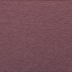 Needle Stripe Cotton Jersey - Bordeaux / Rose