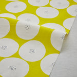 Japanese cotton print - Lightweight Canvas by Muddy Works - Citrus and White