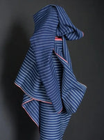 Merchant & Mills Indian Handloom Cotton - Indigo Pinstripe Twill