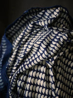 Merchant & Mills Indian Block Print Cotton - Indigo Semi Circle