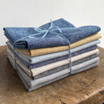 Essex Linen Mix Chambray - Fat Quarter Bundle x 8