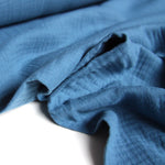 Cotton Double Gauze - French Blue