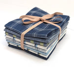 Pieces To Treasure -  Vista Wovens - Blue - Fat Quarter Bundle of 8