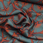 Panspermia Viscose Twill - Moonflower - Moss