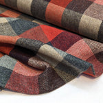 British Wool - Large Check - Red / Wine