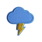 Iron -On Patch - Lightning Cloud