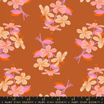 Cotton Poplin Print - Favourite Flowers by Ruby Star - Nosegay - Spice