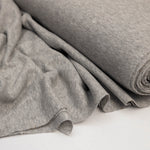 Cotton Pointelle Jersey - Grey Melange