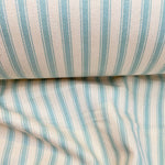 Cotton Ticking - Duck Egg Blue