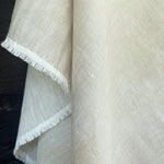 European Herringbone Linen - Moth