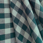 European Linen Gingham - Teal